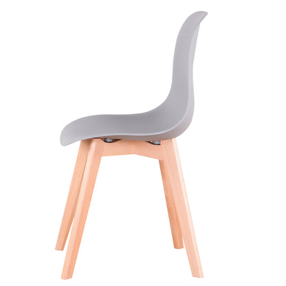Chaise Alexine — finition noir, bois massif, style nordique