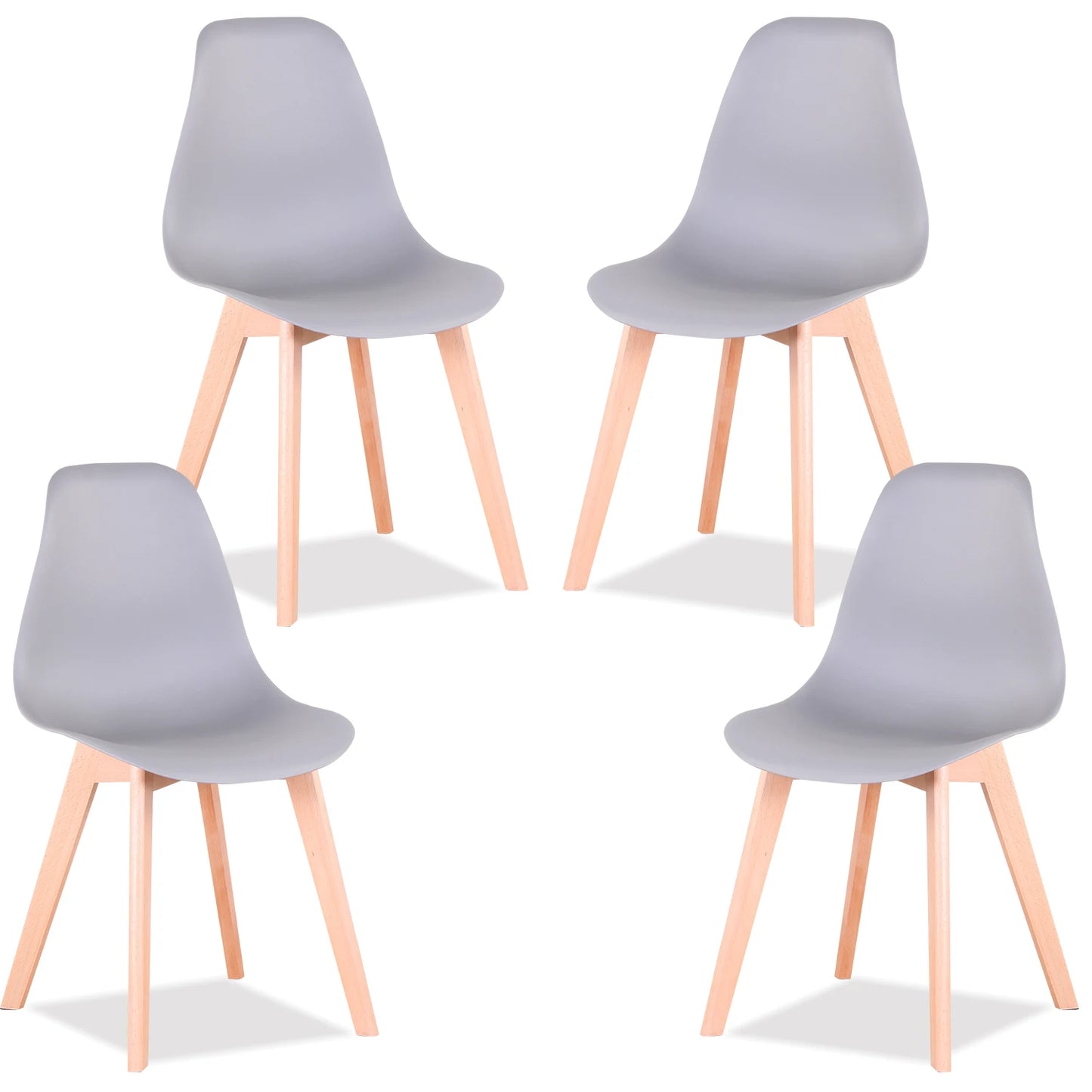 Chaise Alexine — finition noir, bois massif, style nordique