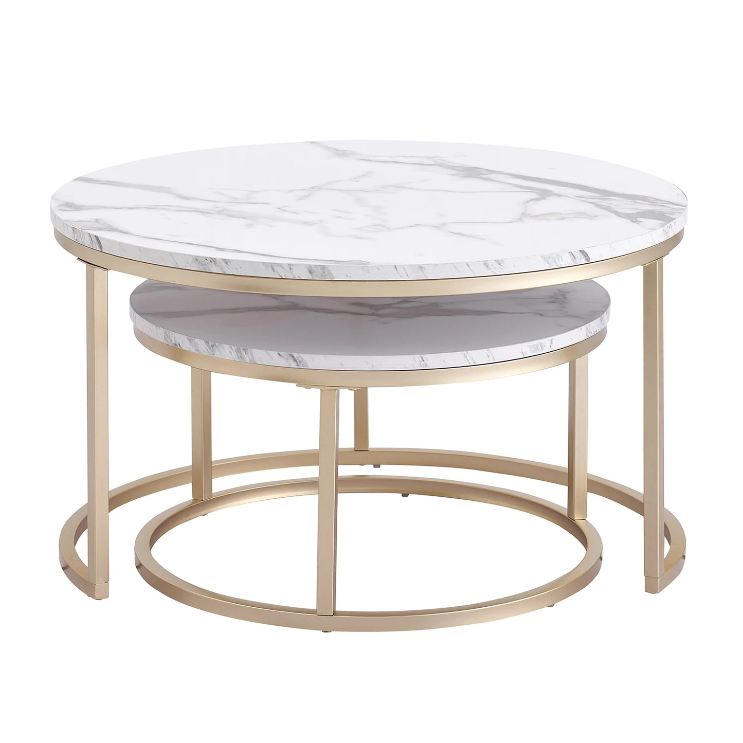 Table basse Marianne — marbre, design contemporain, ronde