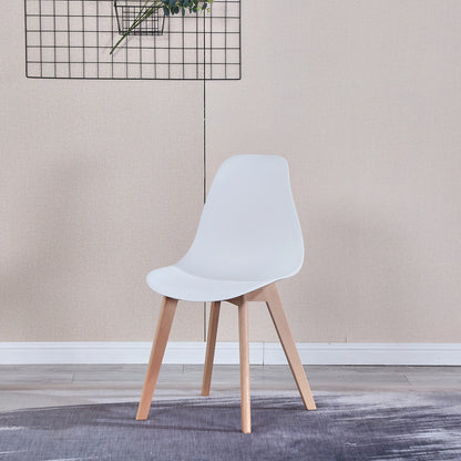 Chaise Alexine — finition noir, bois massif, style nordique
