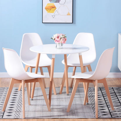 Chaise Alexine — finition noir, bois massif, style nordique
