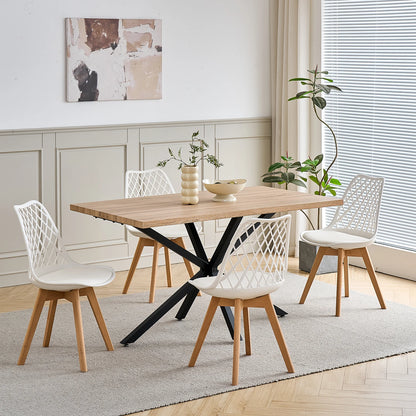 Chaise Liliane — bois massif, design contemporain