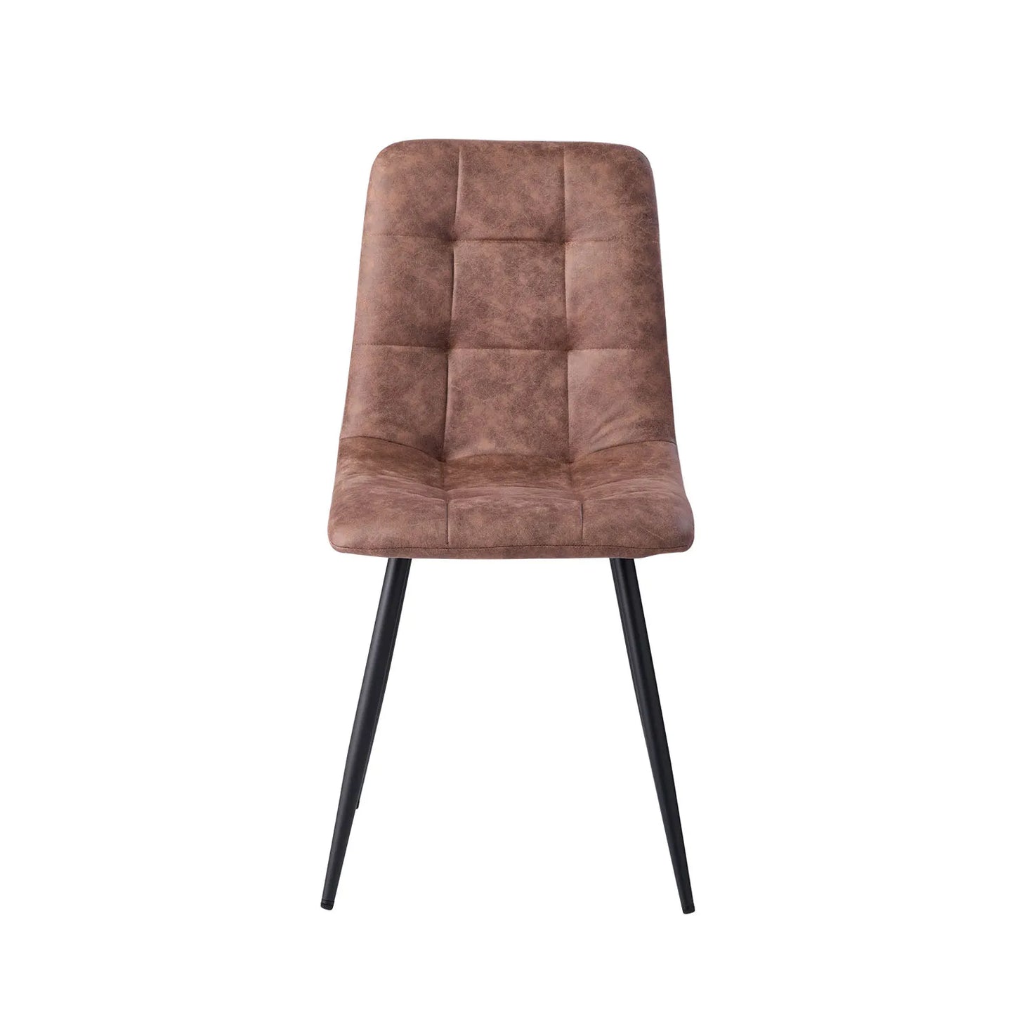 Chaise Armand — velours, métal, style rétro