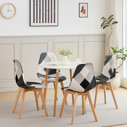 Chaise Claire — style nordique, ronde