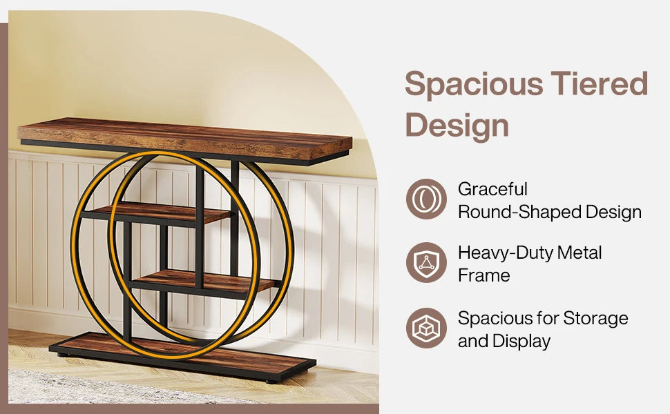 Console Sophie — style industriel, 4 niveaux