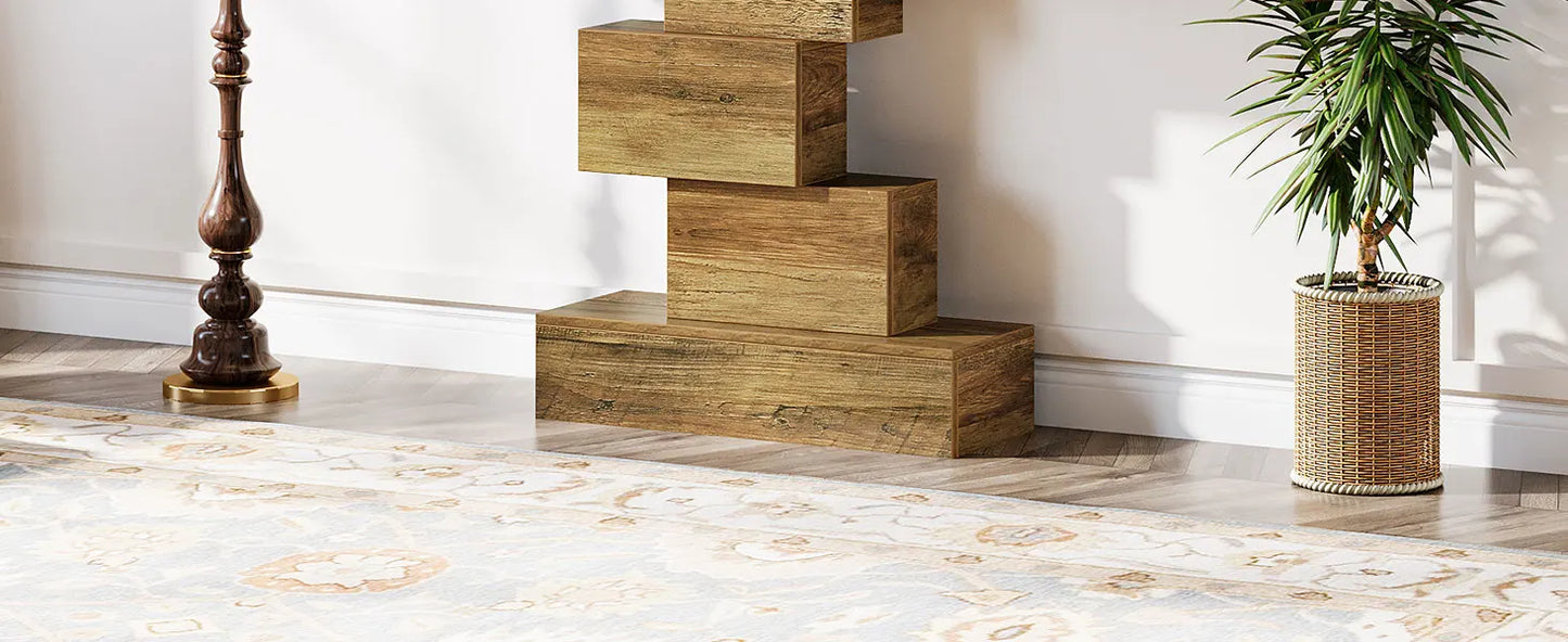 Console Jeanne — bois, métal, style industriel