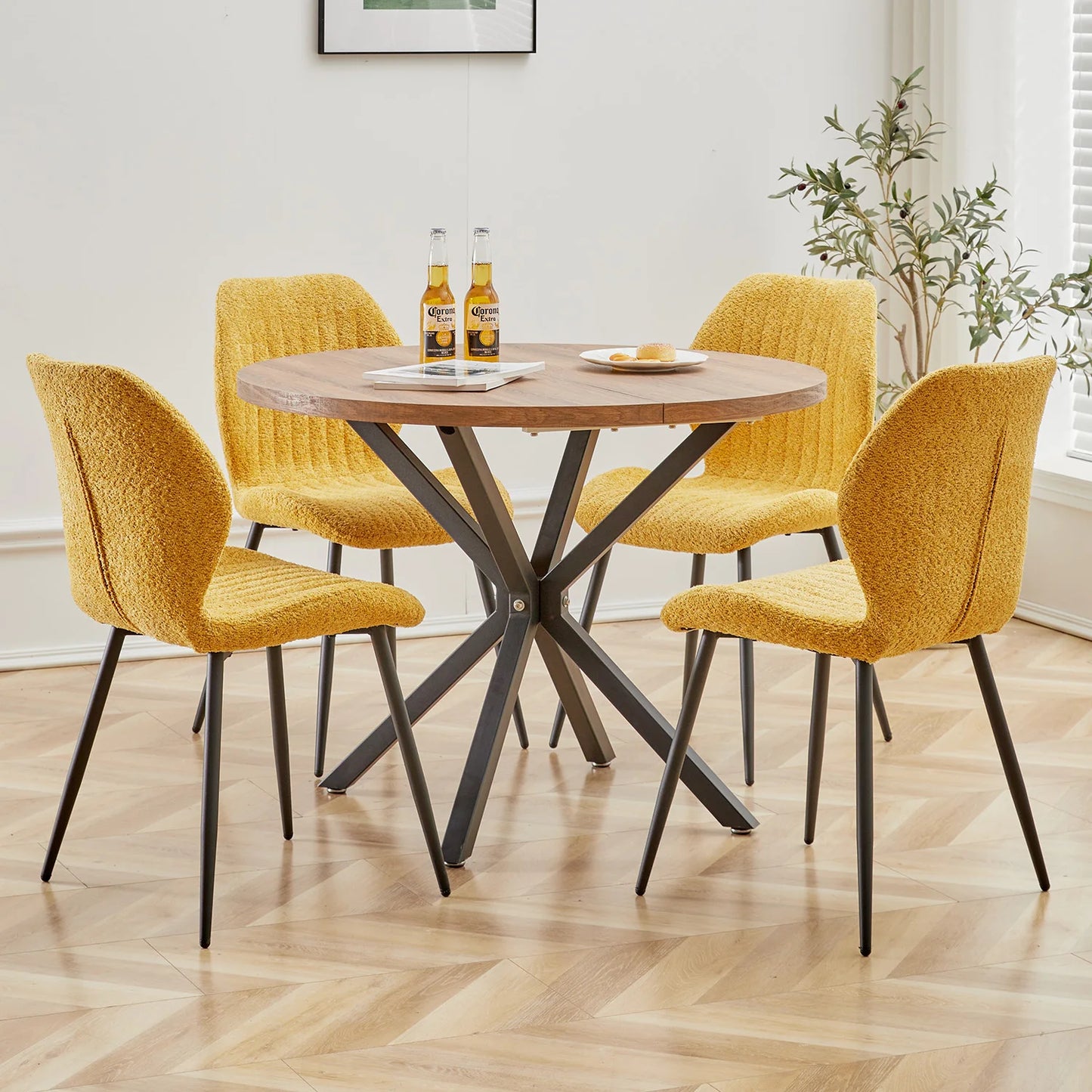 Chaise Marthe — métal, lot de 6