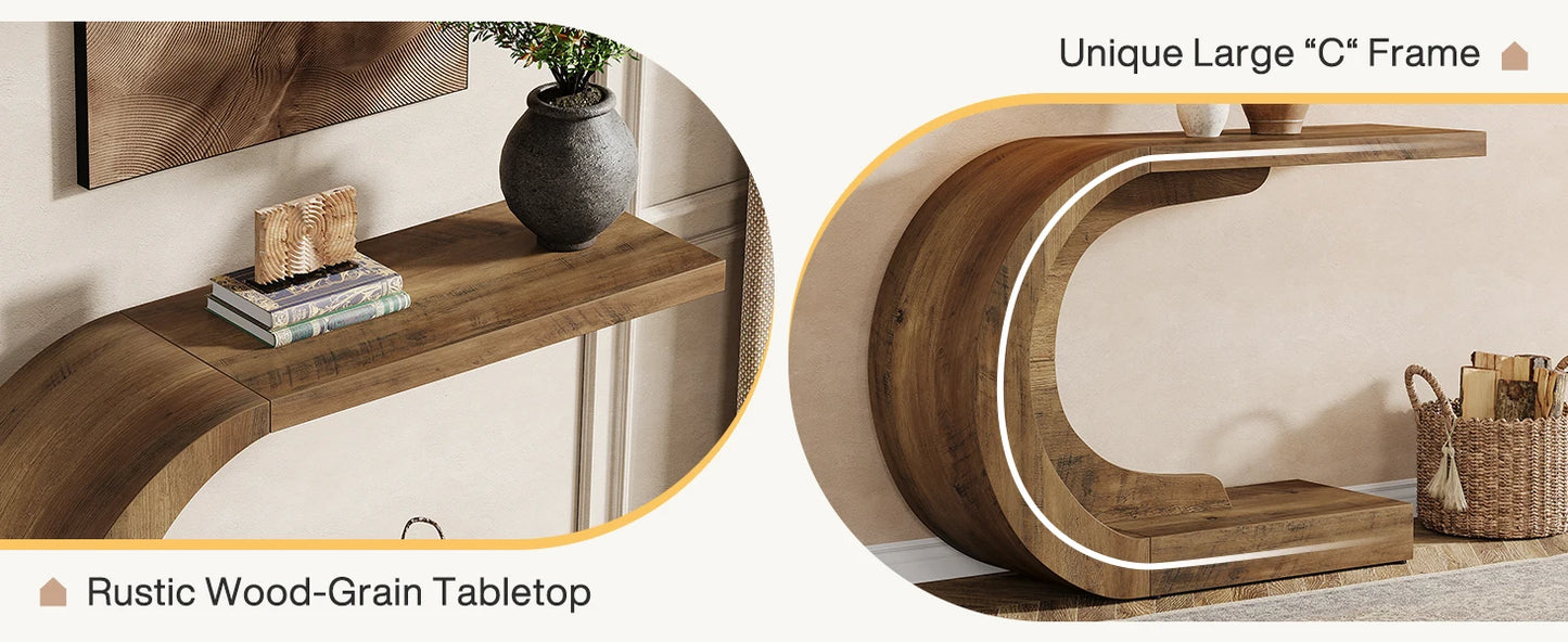 Table d'appoint Guy — bois, design contemporain