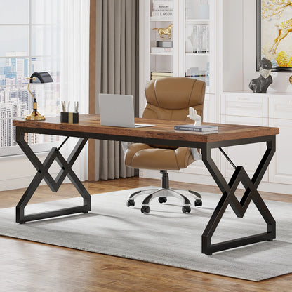 Bureau Xavier — bois, métal