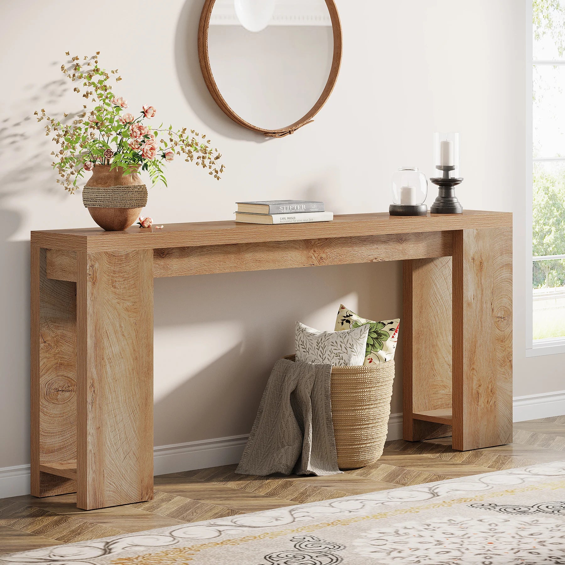 Console Georges — bois, métal