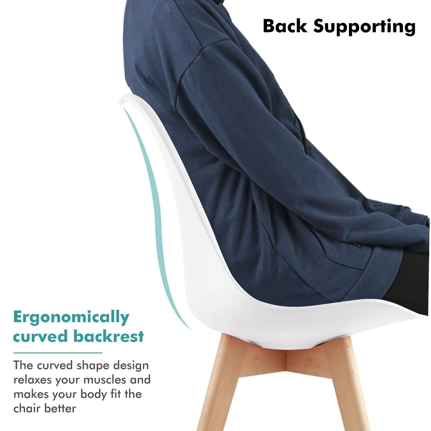 Chaise Séraphin — bois, style nordique