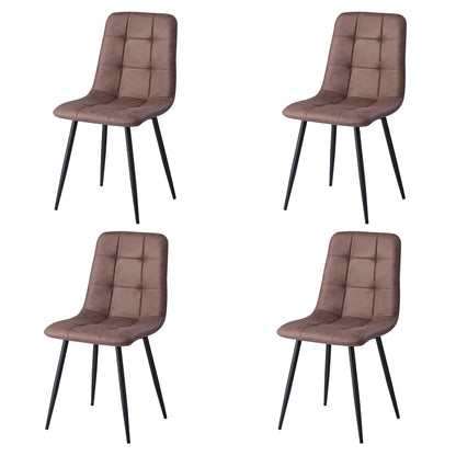 Chaise Armand — velours, métal, style rétro