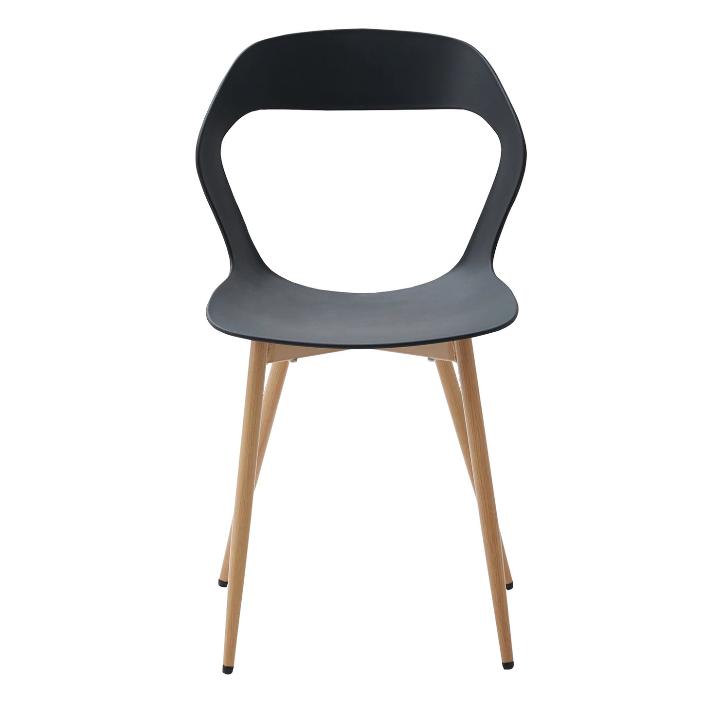 Chaise Bastien — finition blanche, style nordique