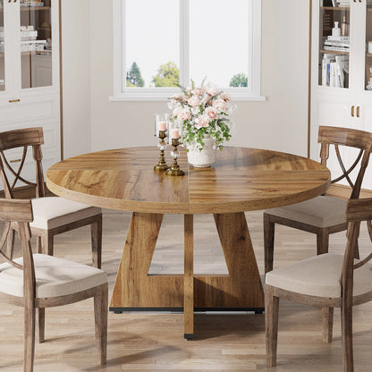 Table de salle à manger Stéphane — métal, ronde