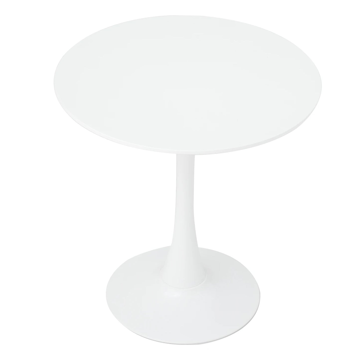 Table de salle à manger Claude — finition blanche, design contemporain, ronde