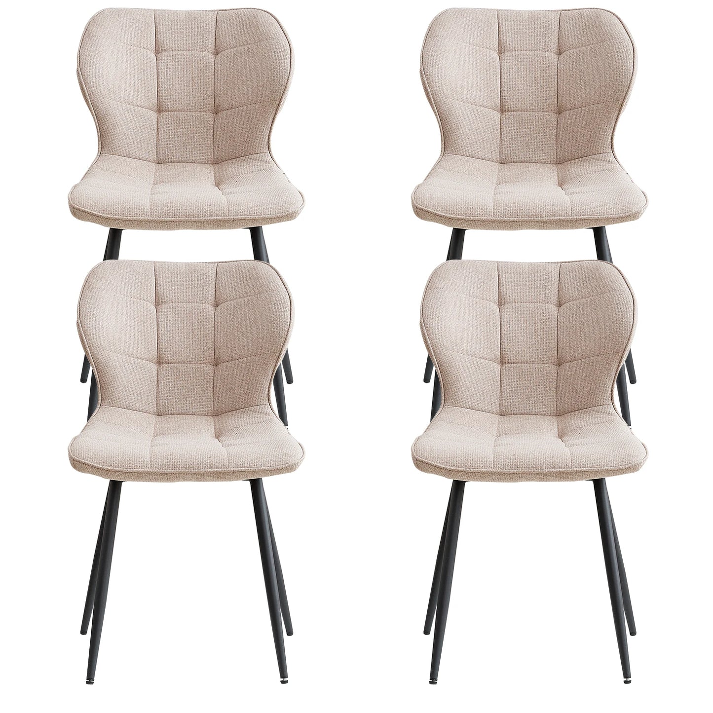 Chaise Cyril — finition noir, métal, design contemporain