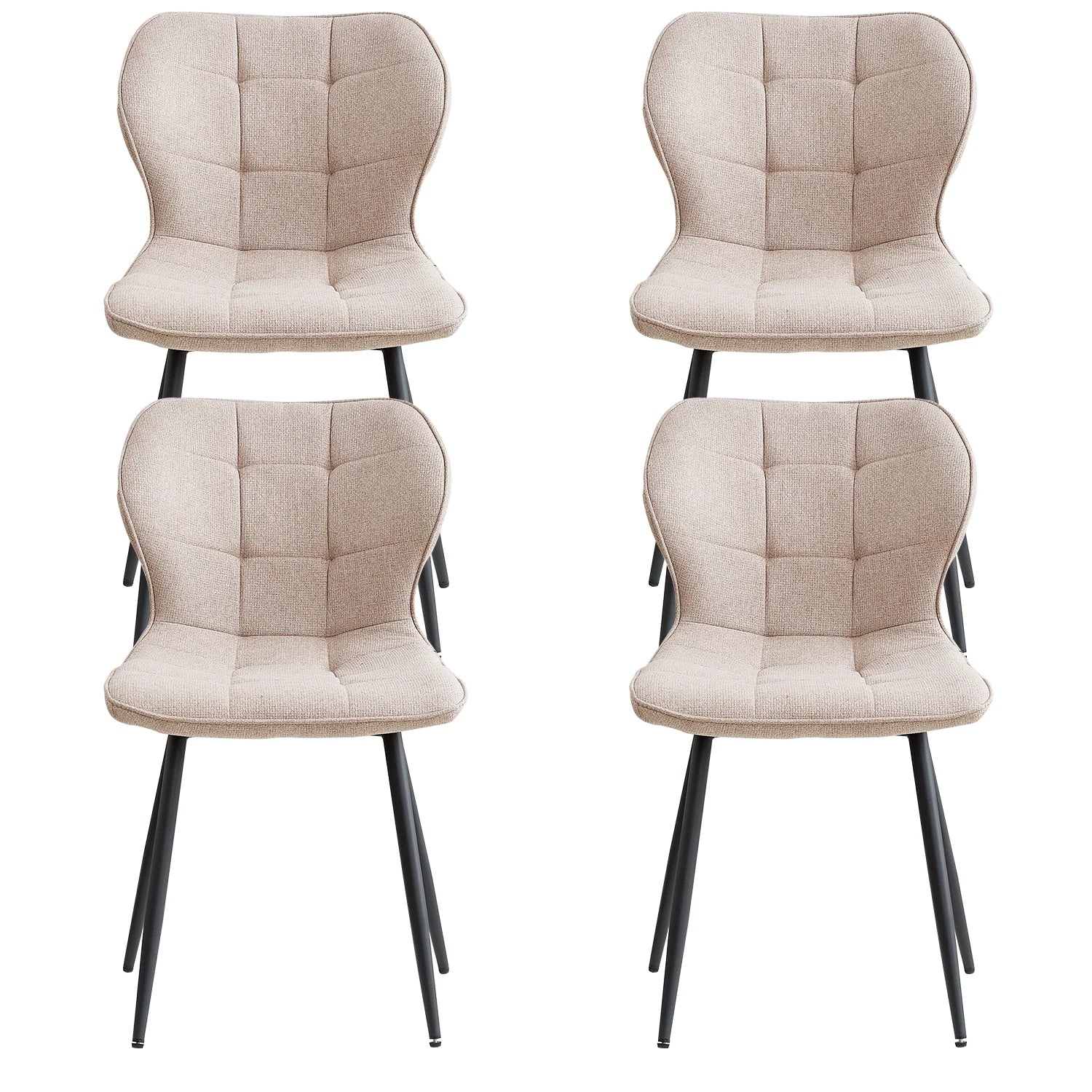 Chaise Cyril — finition noir, métal, design contemporain