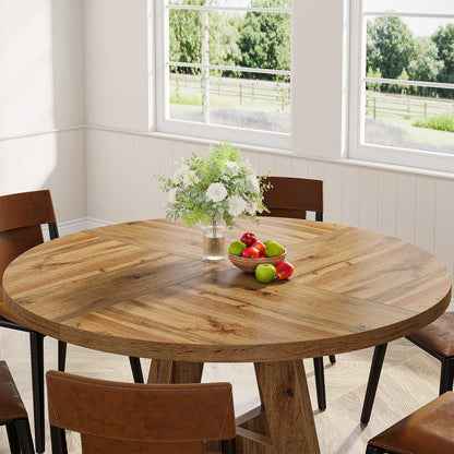 Table de salle à manger Stéphane — métal, ronde