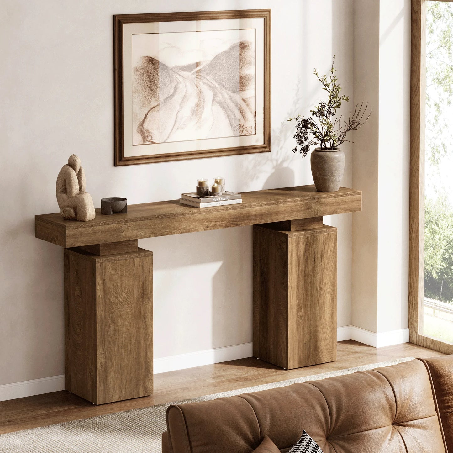 Console Sandrine — bois, métal, design contemporain