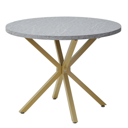 Table de salle à manger Julien — marbre, design contemporain, ronde