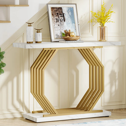 Console Maxime — finition dorée, design contemporain
