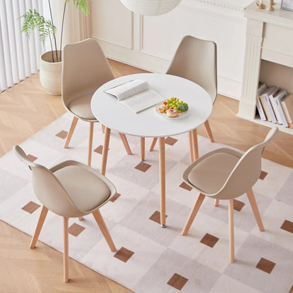 Chaise Constance — style nordique, ronde