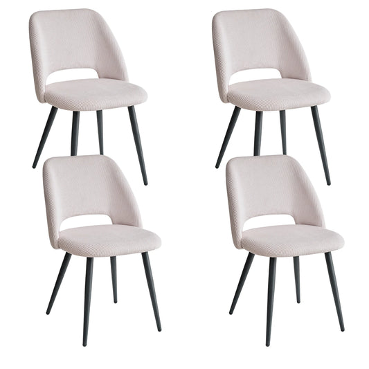 Chaise Nestor — velours, lot de 6