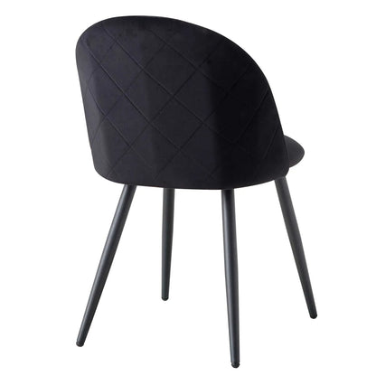 Chaise Caroline — velours, style nordique