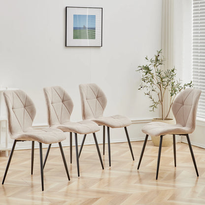 Chaise Valère — métal, lot de 6