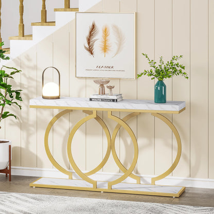 Console Maxime — finition dorée, design contemporain