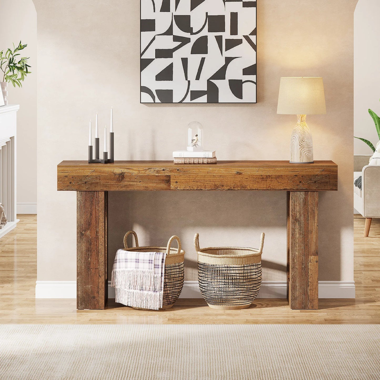 Console Benoît — bois, métal