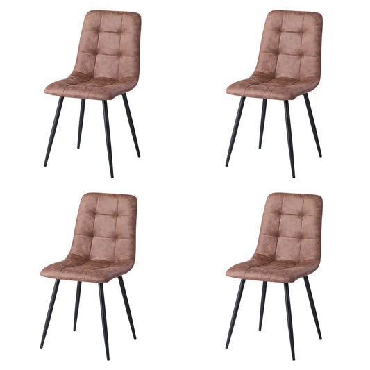 Chaise Armand — velours, métal, style rétro
