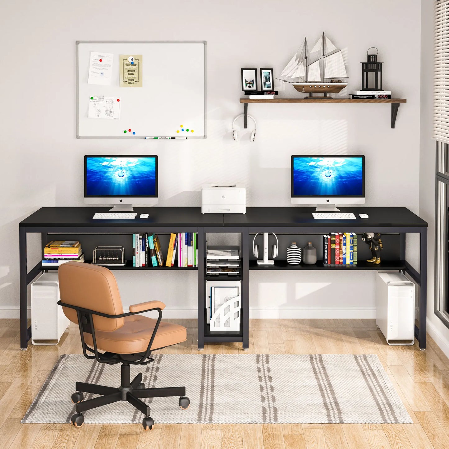 Bureau Roland — style rustique, pour deux personnes
