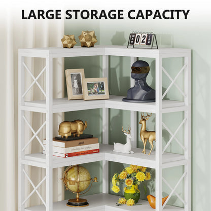 Bibliothèque Hadrien — métal, design contemporain, rangement intégré, 7 niveaux