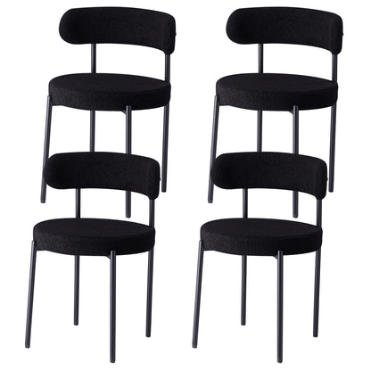 Chaise Sacha — velours, lot de 6