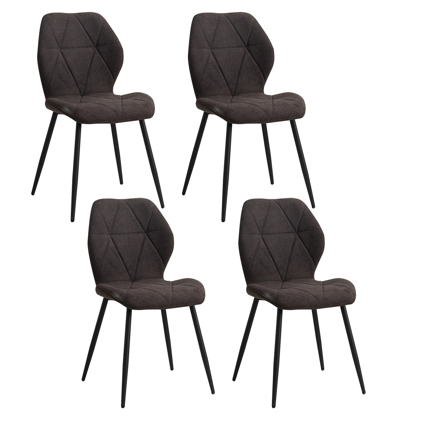 Chaise Valère — métal, lot de 6