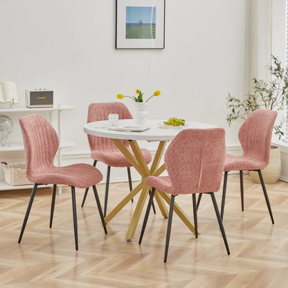 Table de salle à manger Julien — marbre, design contemporain, ronde