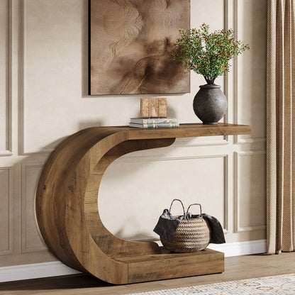 Table d'appoint Guy — bois, design contemporain