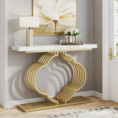 Console Maxime — finition dorée, design contemporain