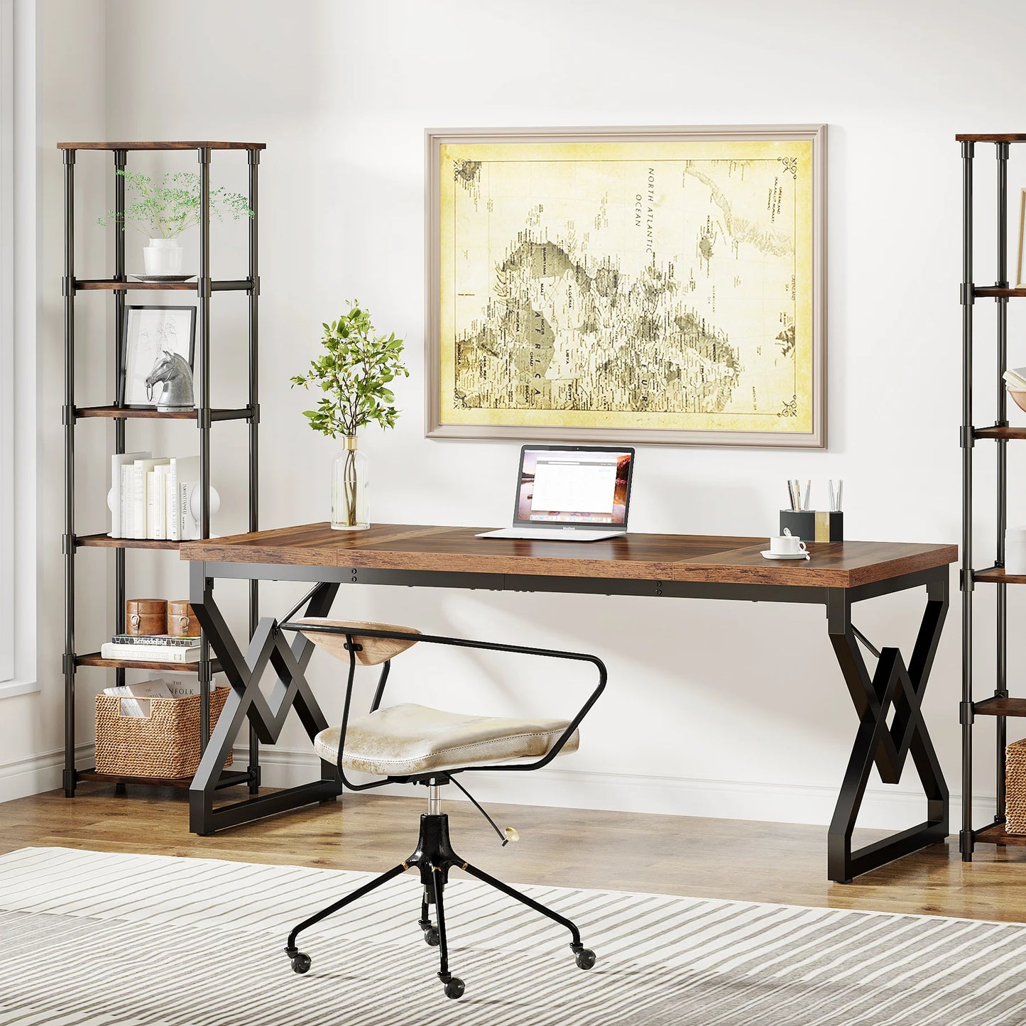 Bureau Grégoire — bois, métal
