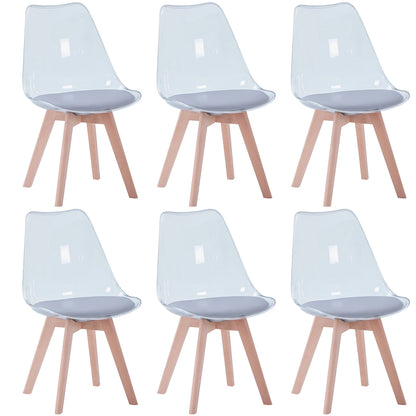 Chaise Aude — finition blanche, bois