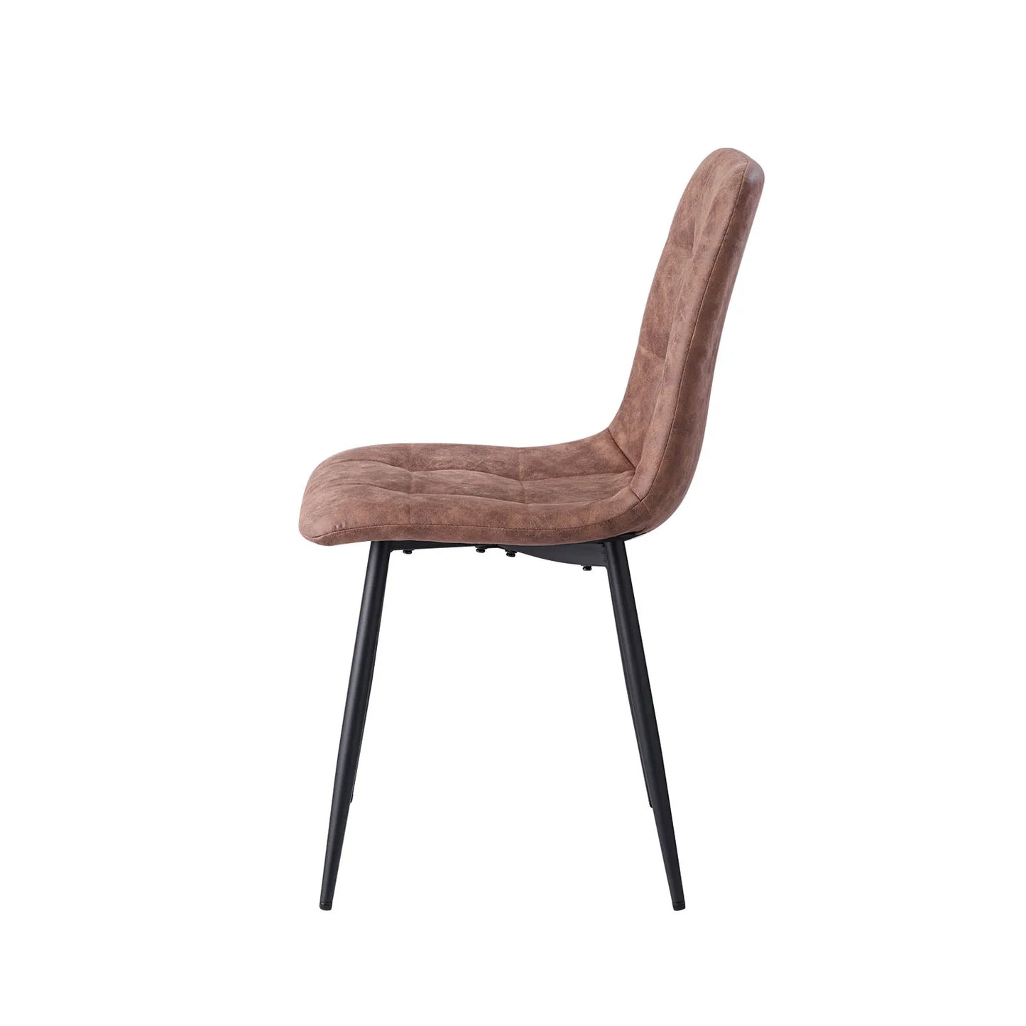 Chaise Armand — velours, métal, style rétro
