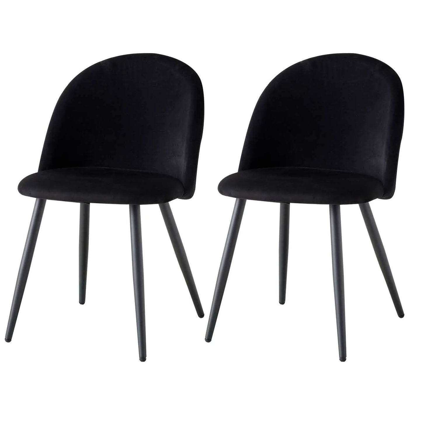 Chaise Caroline — velours, style nordique