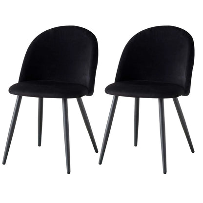 Chaise Caroline — velours, style nordique