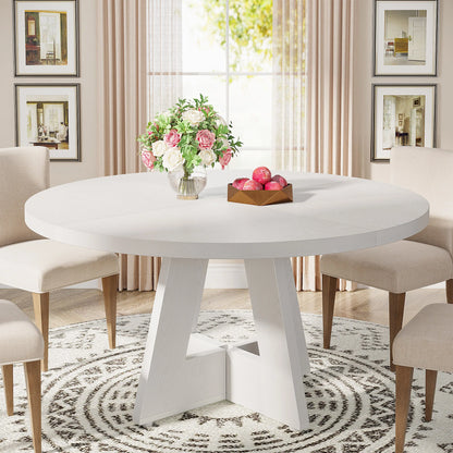 Table de salle à manger Stéphane — métal, ronde