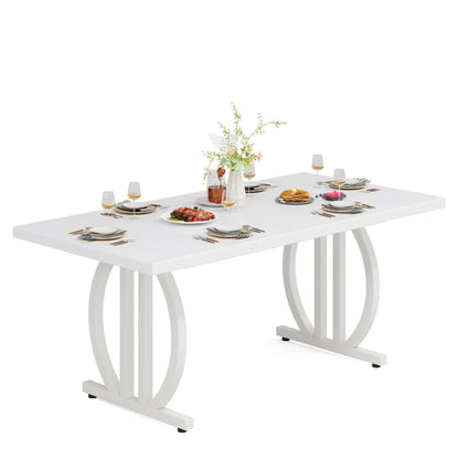 Table de salle à manger Hugo — métal, style industriel