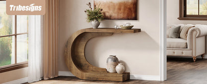 Table d'appoint Guy — bois, design contemporain