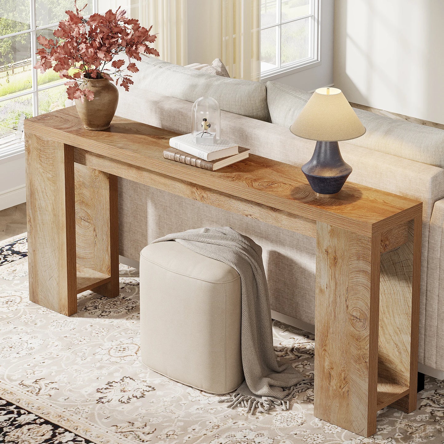 Console Georges — bois, métal