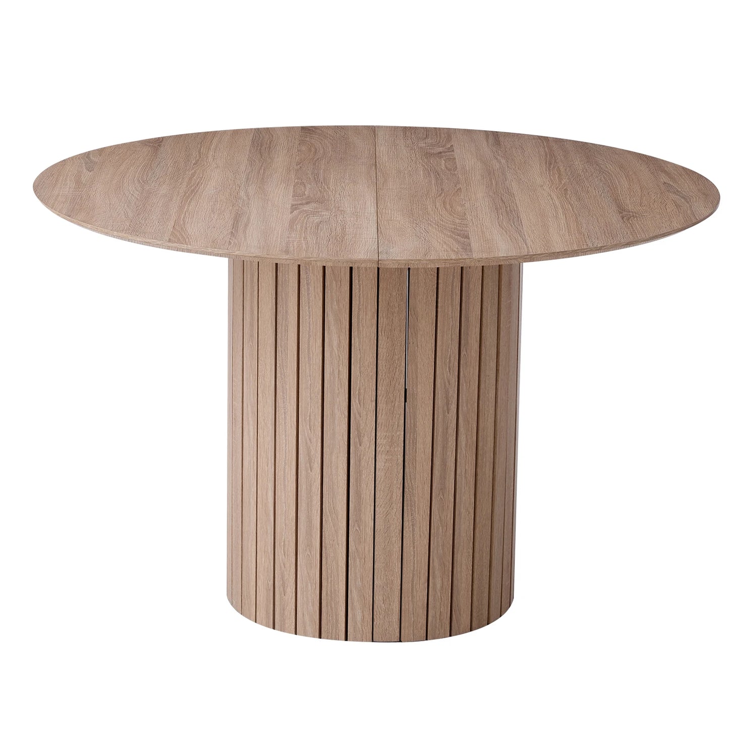 Table de salle à manger Rodolphe — bois, style nordique, ronde