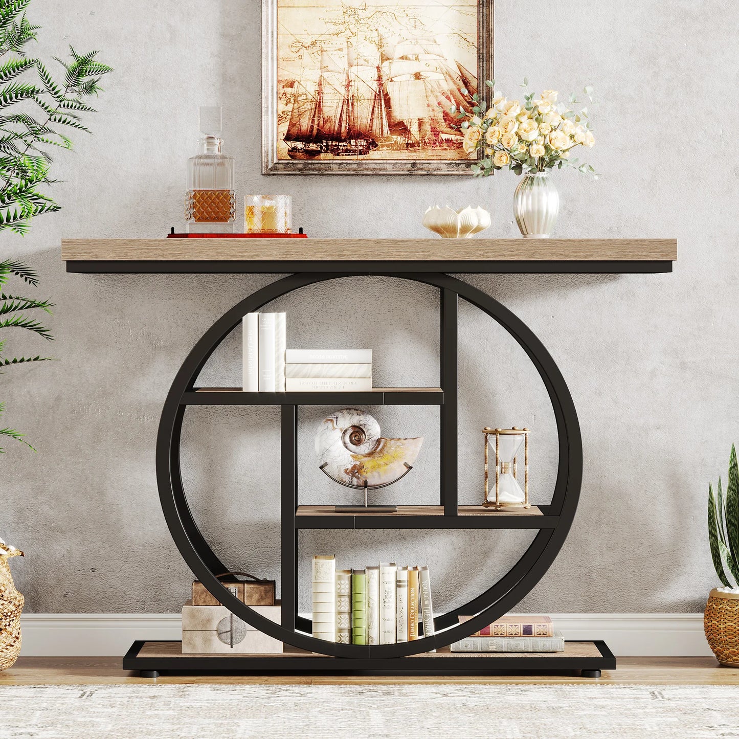 Console Sophie — style industriel, 4 niveaux